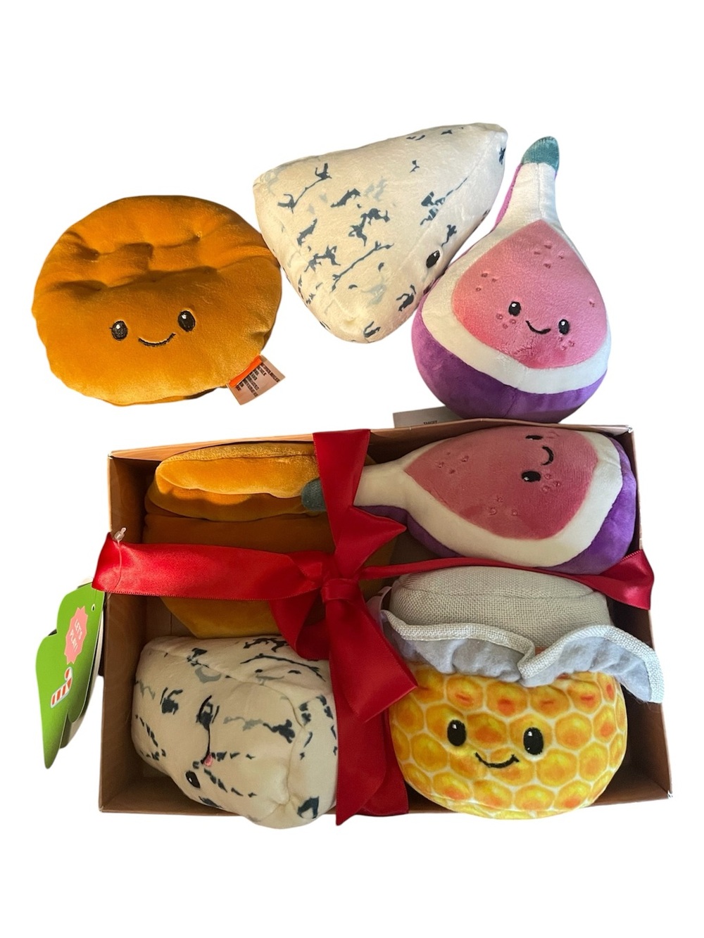 Gigglescape Charcuterie Food Plush Box Set